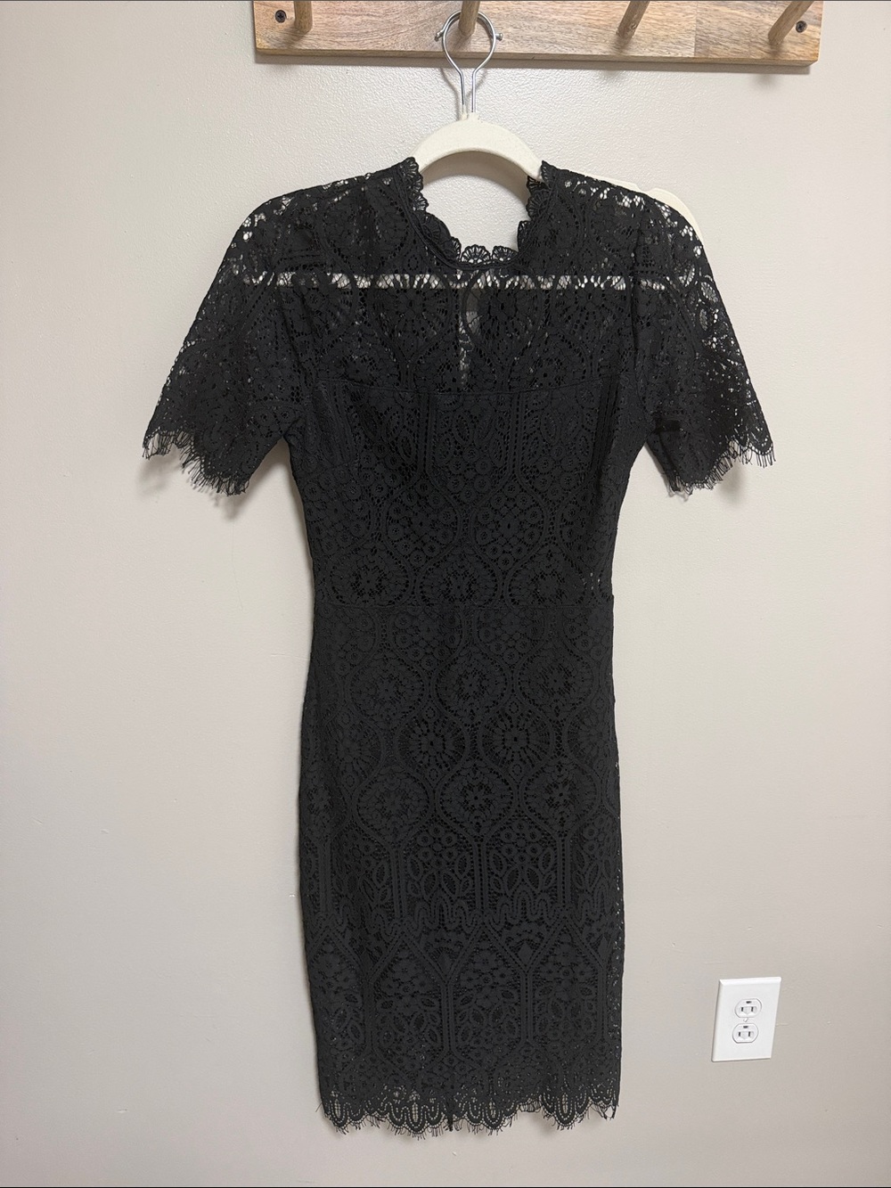Lulus Black Lace Dress Size Small